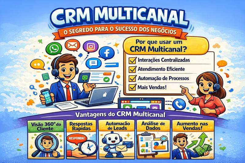 CRM Multicanal é essencial para o crescimento do seu negócio